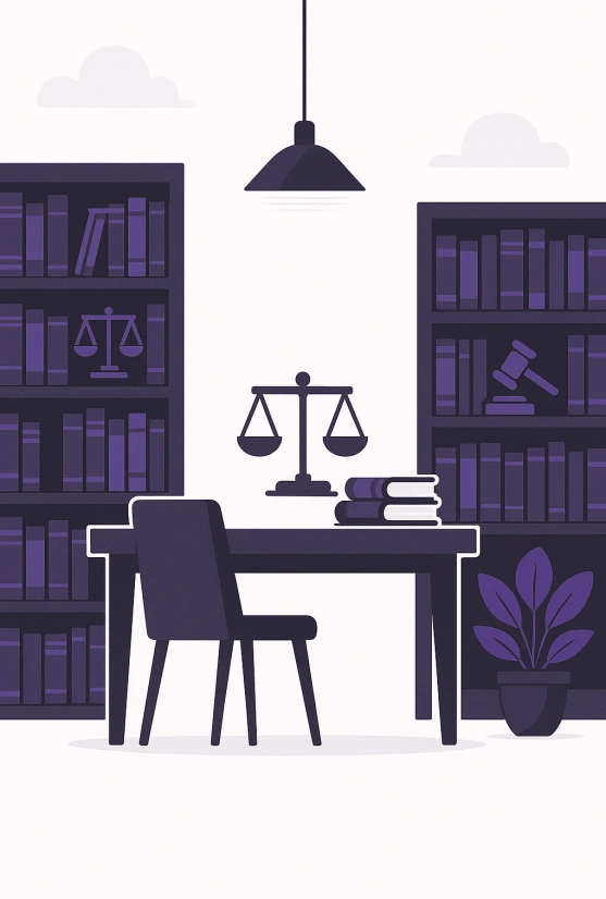 Legal resource platform illustration